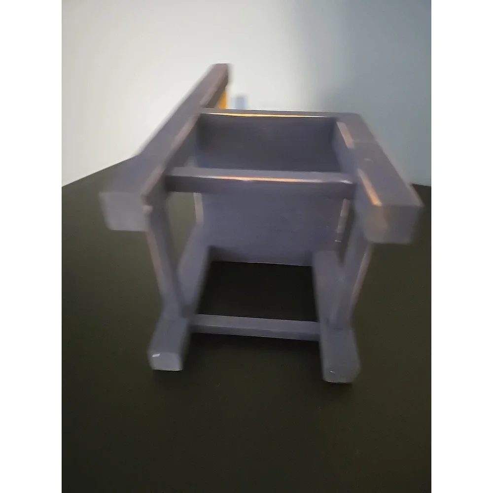 Vintage Interior Accents Americana Collection Painted Mini Doll‎ Chair Star